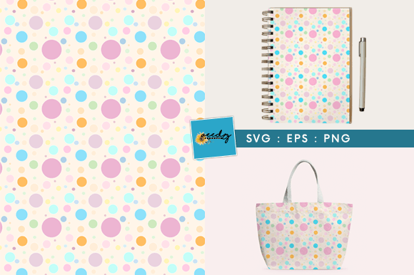 Colorful Polka Dots Seamless Pattern