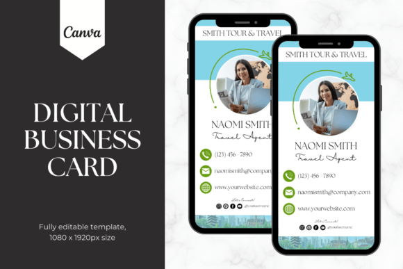 Digital Business Card - Travel Agent 1