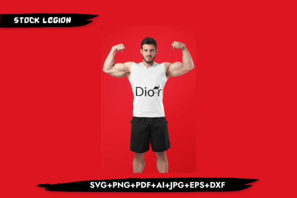 Dior -Dinosaur Svg Graphics for T-Shirt Designs