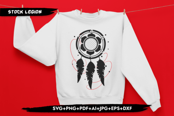 Dream Catcher Svg for T-Shirt Designs and Graphics
