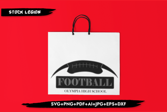 Football Olympia Highscool Svg Graphics & Crafts