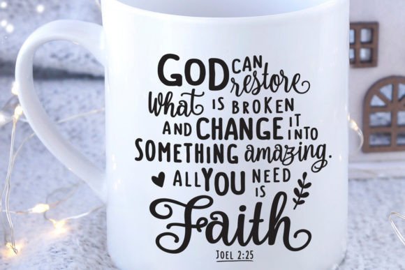 GOD Can Restore, Christian SVG Graphics