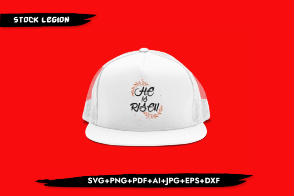 He Is Risen - Christian SVG: A Polished Graphic Design Asset for Content Creators
