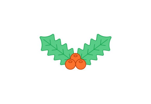 Holly Plant Clipart: Graphics for Seasonal Design