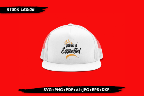 Jesus is Essential Christian SVG for Crafts and Graphics