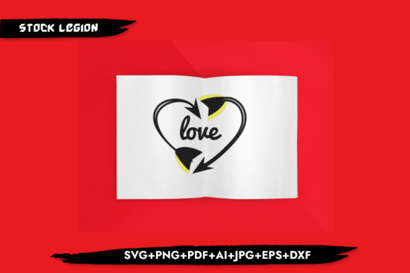 Love-Arrow Svg: Graphics for Crafts and Content