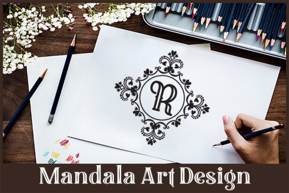 Mandala R Letter Design Review for Real Embroidery Projects