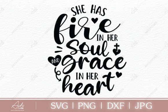 She Has Fire in Her Soul, Christian SVG
