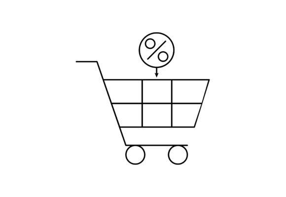 Shopping Black Friday Icon Graphics and Illustrations