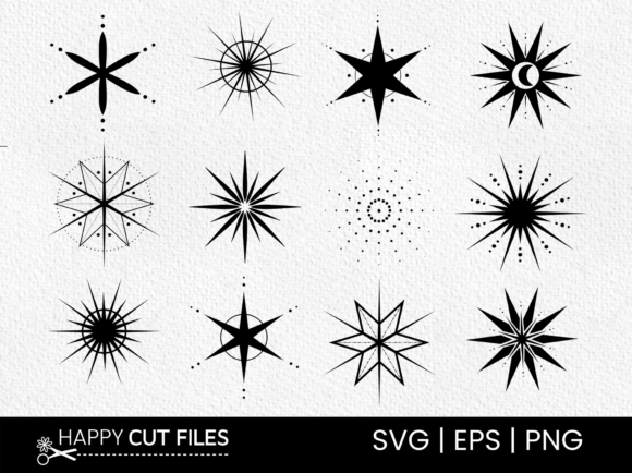 Star Svg , Glitter Svg Bundle Clipart Review for Real Embroidery Projects